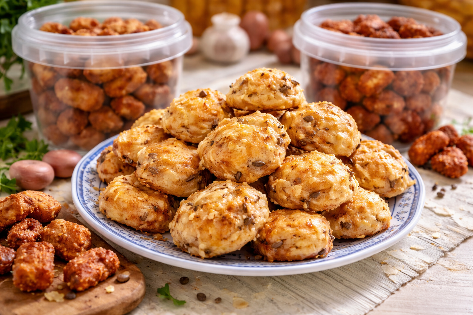 Škvarkové pečivo s maďarskými  škvarky